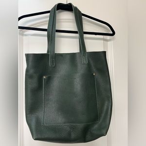 Portland Leather Crossbody Tote